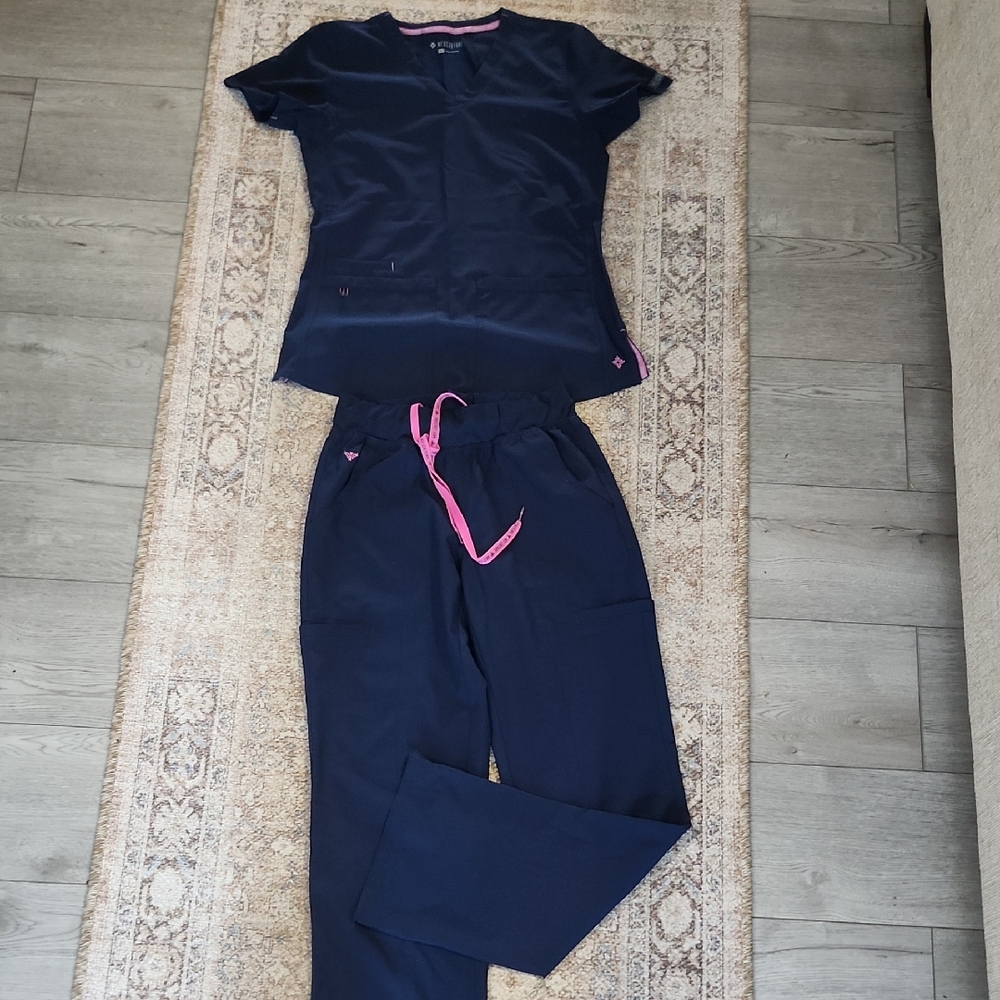 Med Couture Navy Scrub Set